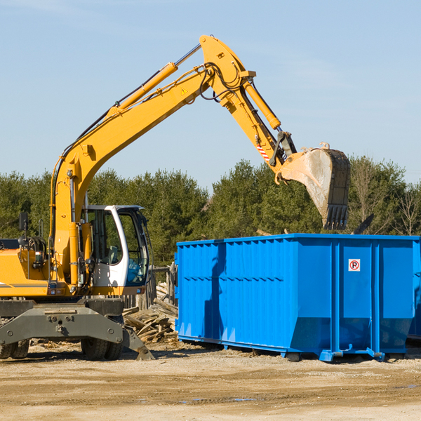 what size residential dumpster rentals are available in Goose Lake IL